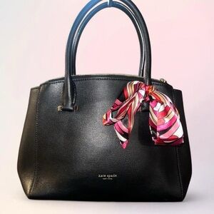 Kate Spade Sydney Double-zip Satchel in Black